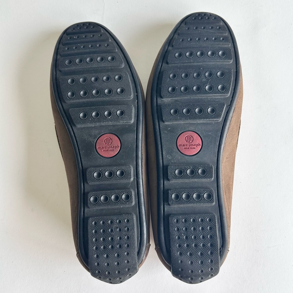 Marc Joseph Brown Suede Penny Loafers - Picture 12 of 16
